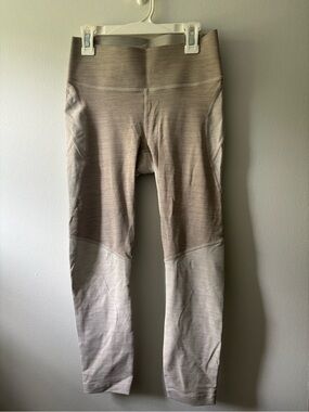 Outdoor Voices Light Taupe High-Rise Leggings